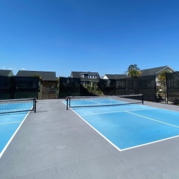 a tennis court
