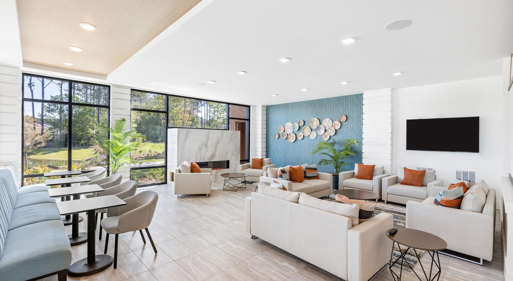 Find your perfect fit at Restore at Carolina Park a living room with a large window